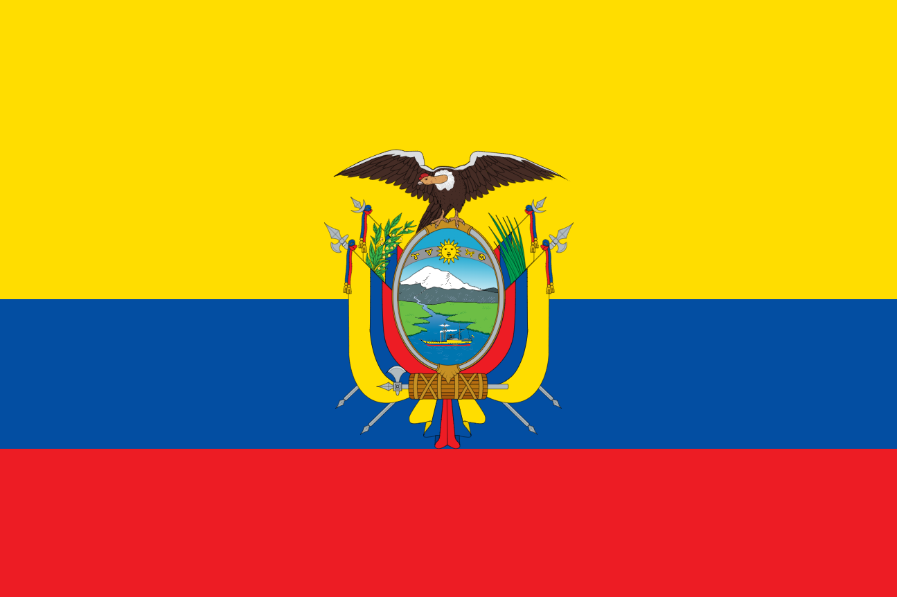 Bandera Ecuador